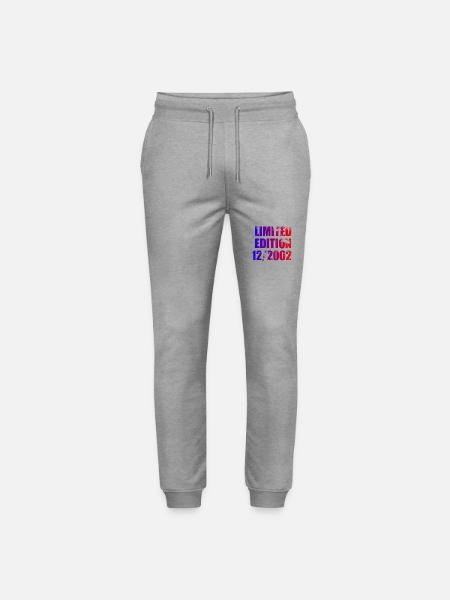22e anniversaire Edition limitée 12/2002 - Pantalon de jogging bio MOVER Stanley/Stella unisexe - gris chiné