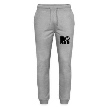 Chemise sans guerre - Pantalon de jogging bio MOVER Stanley/Stella unisexe - gris chiné - Devant - Marisol (170cm) & Nik (191cm)