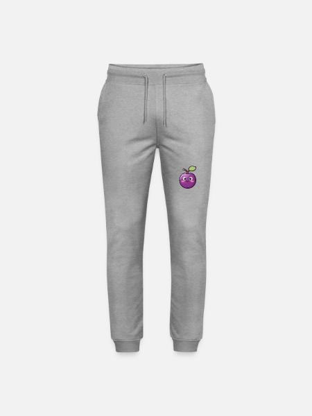 Prune Kawaii Prune Douce - Pantalon de jogging bio MOVER Stanley/Stella unisexe - gris chiné