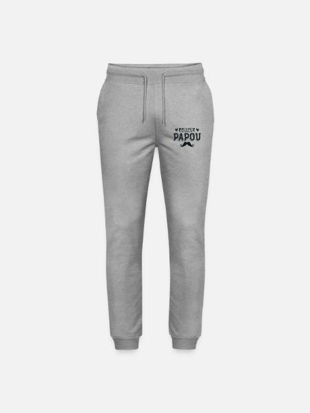 Meilleur PAPOU - Pantalon de jogging bio MOVER Stanley/Stella unisexe - gris chiné