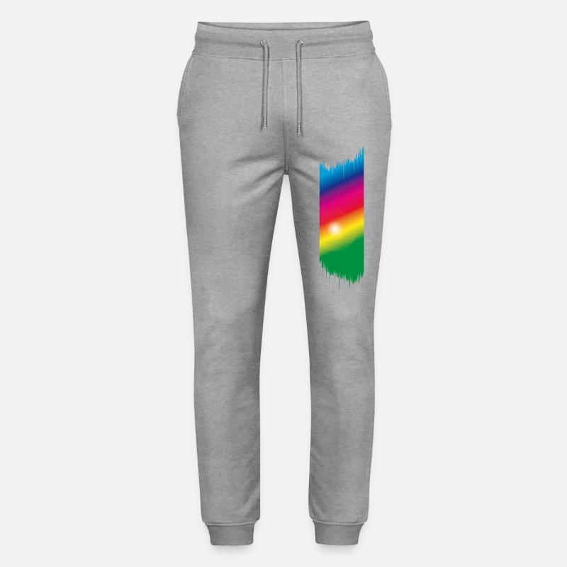 Farbspektrum - Rainbow - Stanley/Stella Unisex Bio Jogginghose Mover  - Grau meliert