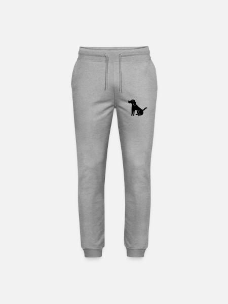 Dog Dog Sport Dog School - Stanley/Stella Mover Unisex Organic Jogging Trousers - heather grey