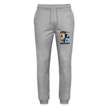 CPA Daydreams: Balance zwischen Arbeit und Glückseligkeit in Split - Stanley/Stella Unisex Bio Jogginghose Mover  - Grau meliert - Vorne - Marisol (170cm) & Nik (191cm)