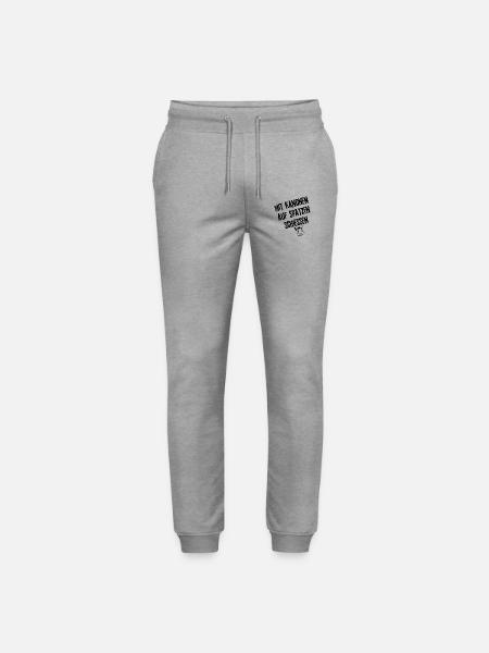 Spatzen-Kanonade Kollektion | Redewendung - Stanley/Stella Unisex Bio Jogginghose Mover - Grau meliert