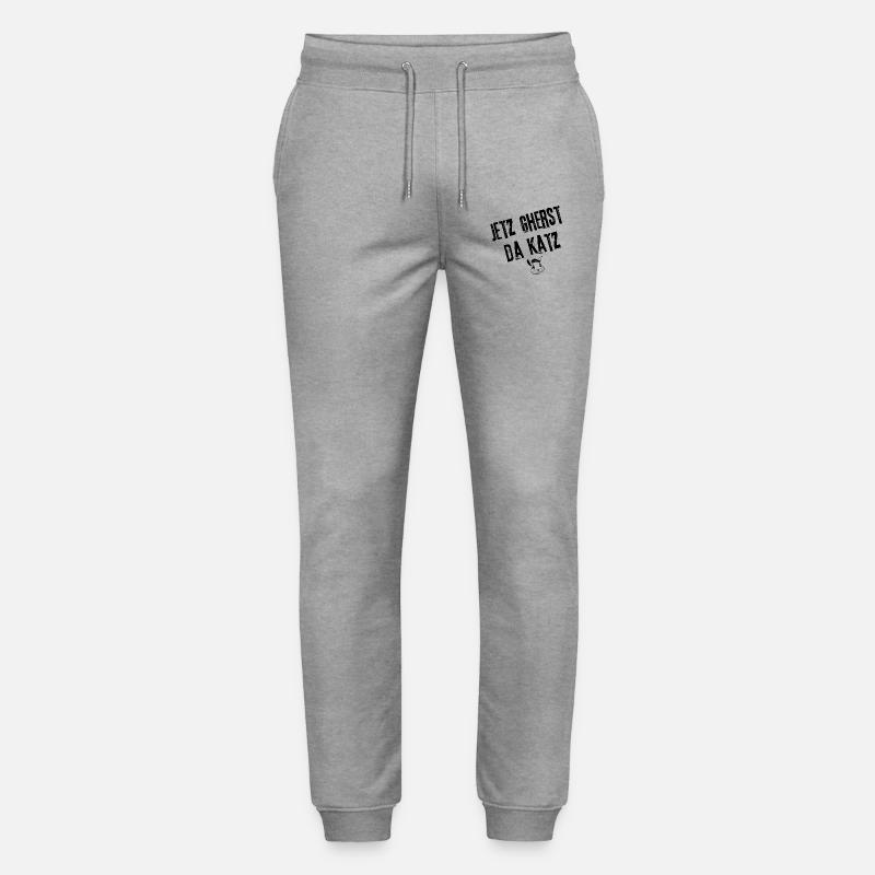GherstDaKatz_Uberraschung | Redewendung - Stanley/Stella Unisex Bio Jogginghose Mover  - Grau meliert