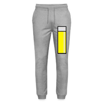 Kölschglas Köln Kölsch - Stanley/Stella Unisex Bio Jogginghose Mover  - Grau meliert - Vorne - Marisol (170cm) & Nik (191cm)