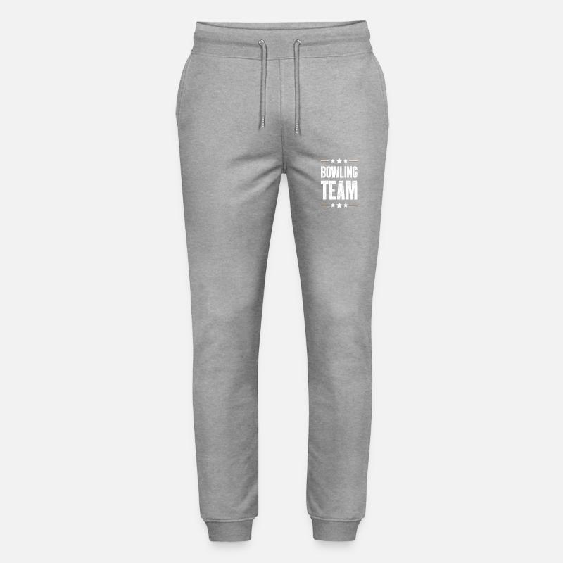 Bowling Team - Stanley/Stella Unisex Bio Jogginghose Mover  - Grau meliert