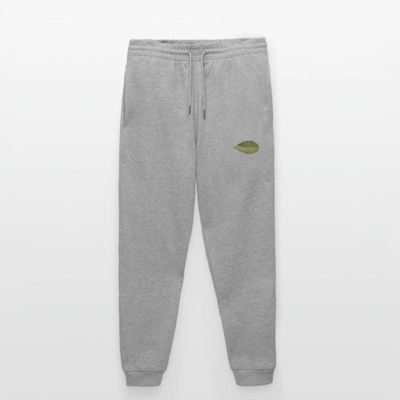 Leaf Structure Olive Green Pattern Stanley/Stella Mover Unisex Organic Jogging Trousers