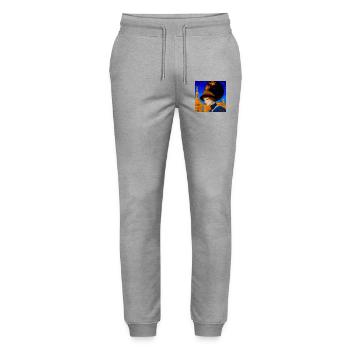 Fantastic person in mask at the Venetian carnival - Stanley/Stella Mover Unisex Organic Jogging Trousers - heather grey - Front - Marisol (170cm) & Nik (191cm)