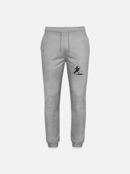 Kickin´ Rat: Fußballfan - Stanley/Stella Unisex Bio Jogginghose Mover - Grau meliert