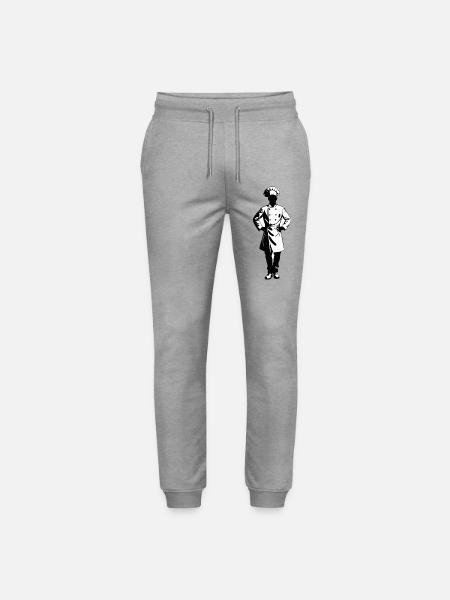 Chef Koch - Hobby / Job Sticker - Stanley/Stella Mover Unisex Organic Jogging Trousers - heather grey
