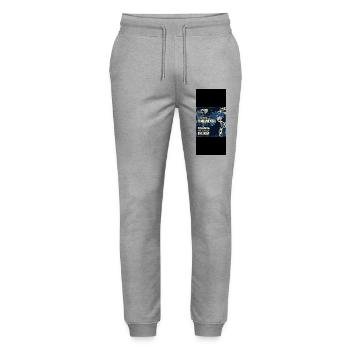 Fundamental designs - Pantalon de jogging bio MOVER Stanley/Stella unisexe - gris chiné - Devant - Marisol (170cm) & Nik (191cm)