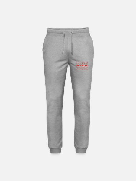 Mason Funny Appreciation Quotes - Stanley/Stella Mover Unisex Organic Jogging Trousers - heather grey