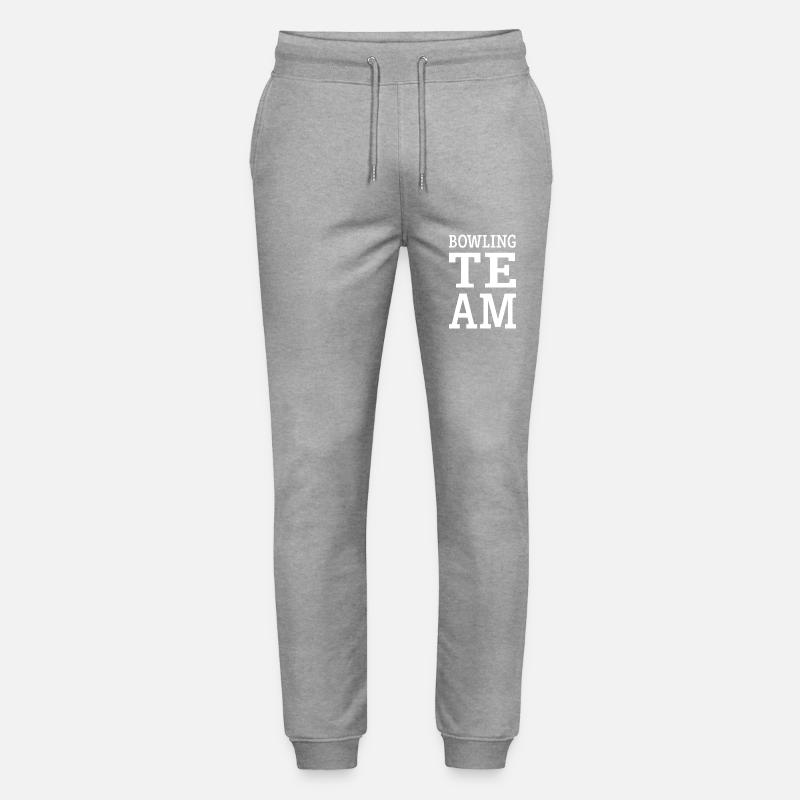 Bowling Team Mannschaft - Stanley/Stella Unisex Bio Jogginghose Mover  - Grau meliert