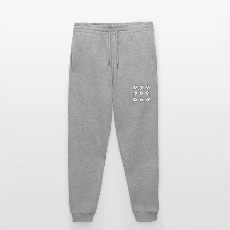 Pattern Leaf Leaves Frame Shape Nature Stanley/Stella Mover Unisex Organic Jogging Trousers