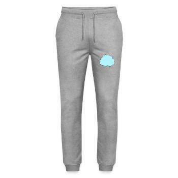 Icône bleu nuage - Pantalon de jogging bio MOVER Stanley/Stella unisexe - gris chiné - Devant - Marisol (170cm) & Nik (191cm)