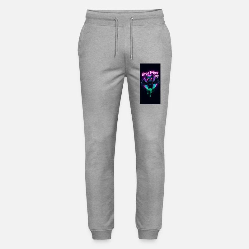 Neon Bat - Stanley/Stella Unisex Bio Jogginghose Mover  - Grau meliert