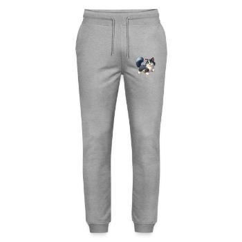 Ragdoll 12 - Stanley/Stella Unisex Bio Jogginghose Mover  - Grau meliert - Vorne - Marisol (170cm) & Nik (191cm)