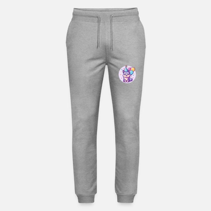 Loup Anniversaire Bébé - Pantalon de jogging bio MOVER Stanley/Stella unisexe - gris chiné