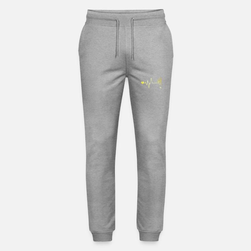 Geld Puls Herz - Stanley/Stella Unisex Bio Jogginghose Mover  - Grau meliert