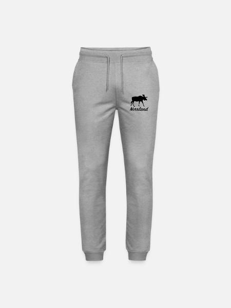 Norrland Orignal Sverige Nord de la Suède Suède - Pantalon de jogging bio MOVER Stanley/Stella unisexe - gris chiné