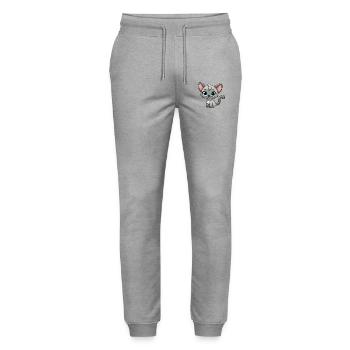 siamois 15 - Pantalon de jogging bio MOVER Stanley/Stella unisexe - gris chiné - Devant - Marisol (170cm) & Nik (191cm)