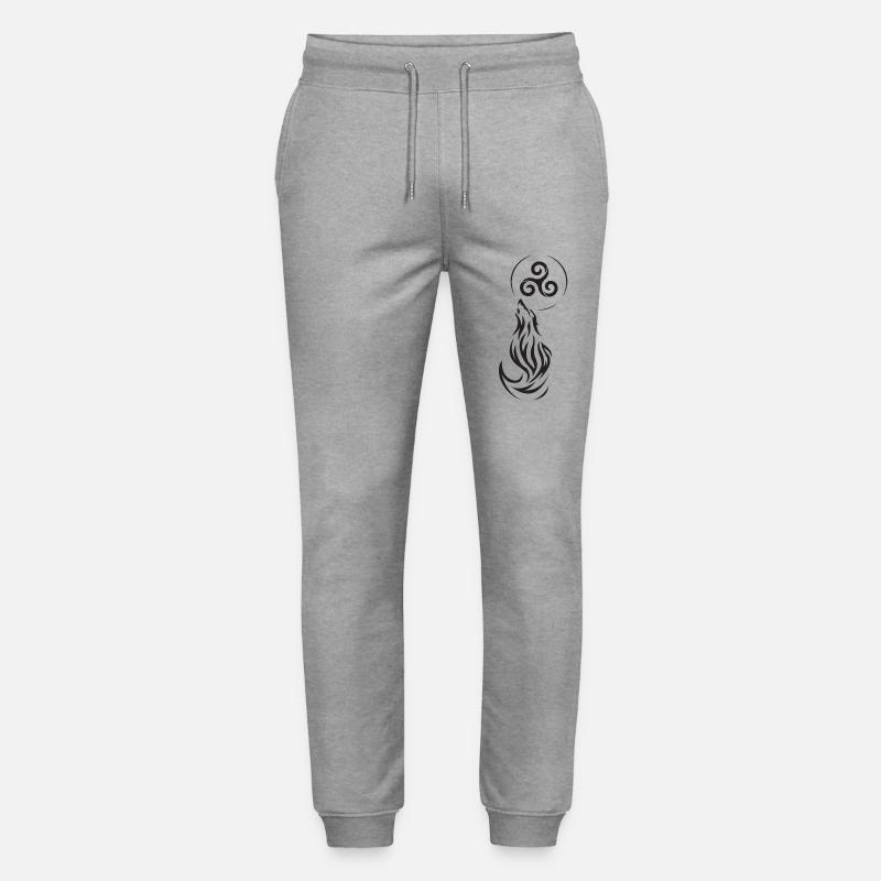 Stammeswolf - Stanley/Stella Unisex Bio Jogginghose Mover  - Grau meliert