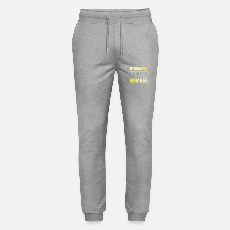 Équipe de course - Pantalon de jogging bio MOVER Stanley/Stella unisexe - gris chiné