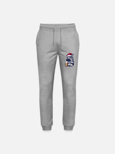 Bière de Noël Zebra - Pantalon de jogging bio MOVER Stanley/Stella unisexe - gris chiné