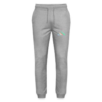 Berge Bunt Gebirge - Stanley/Stella Unisex Bio Jogginghose Mover  - Grau meliert - Vorne - Marisol (170cm) & Nik (191cm)