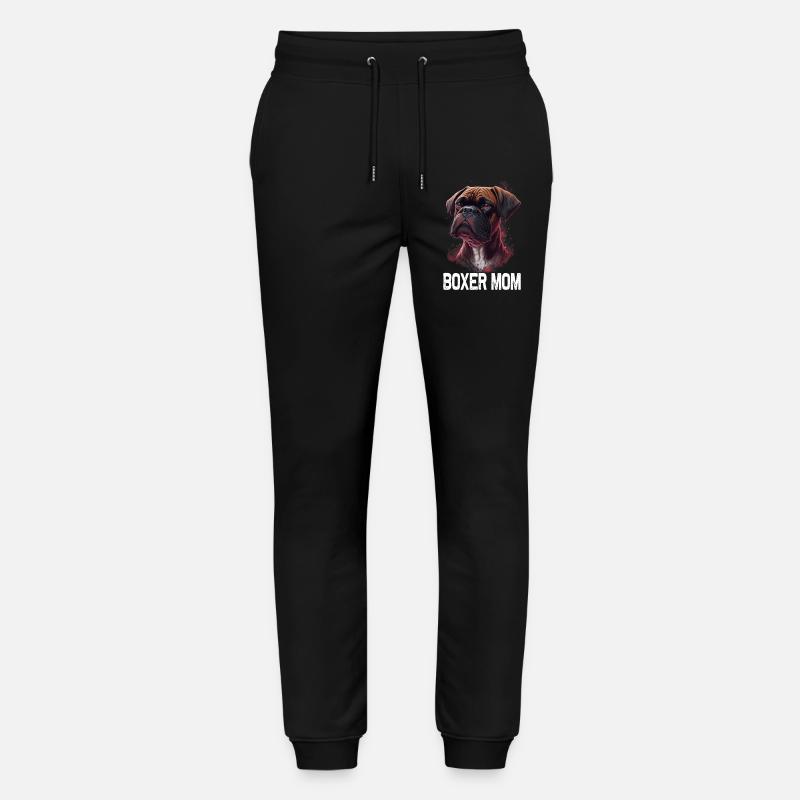 Boxer Mom - Stanley/Stella Unisex Bio Jogginghose Mover  - Schwarz