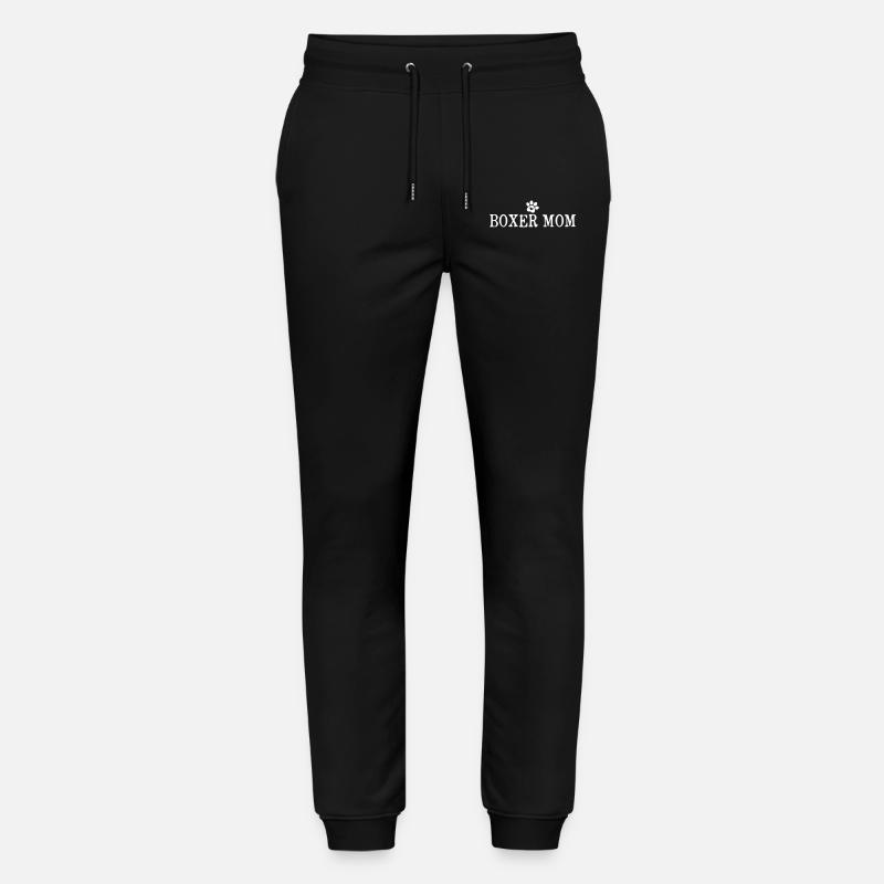 Boxer Mom - Stanley/Stella Unisex Bio Jogginghose Mover - Schwarz