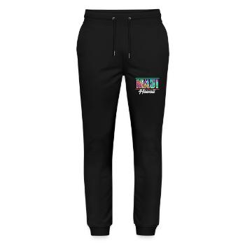 Maui Hawaii Hawaiian - Stanley/Stella Mover Unisex Organic Jogging Trousers - black - Front - Marisol (170cm) & Nik (191cm)