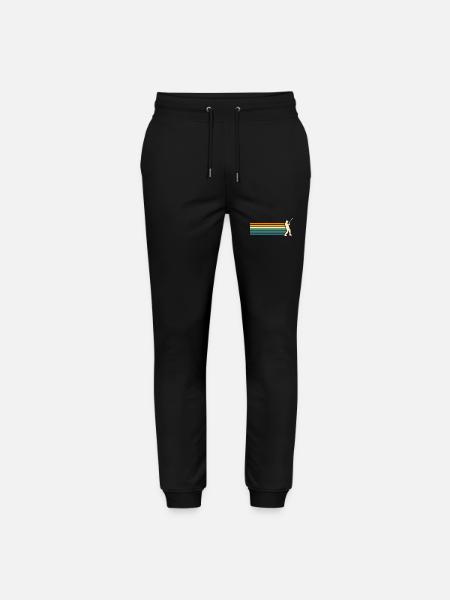 Angler Fishing - Stanley/Stella Mover Unisex Organic Jogging Trousers - black