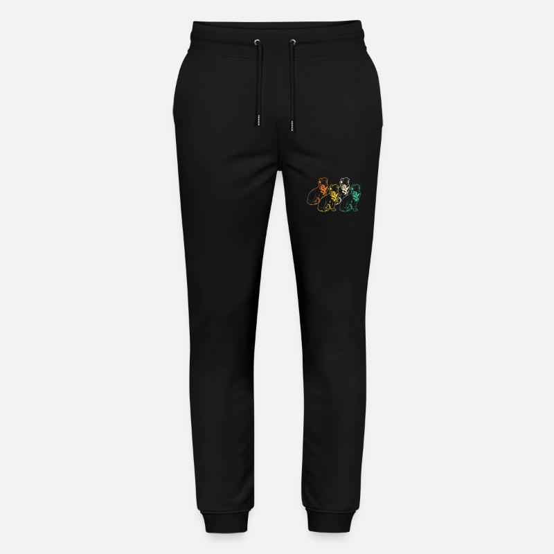 Border Collie - Stanley/Stella Unisex Bio Jogginghose Mover  - Schwarz