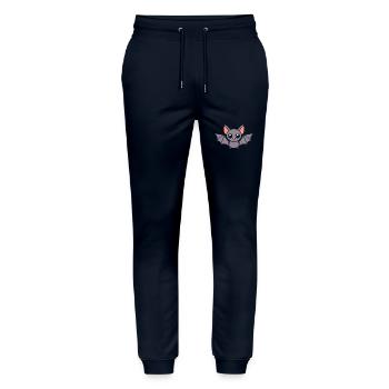 chauve-souris - Pantalon de jogging bio MOVER Stanley/Stella unisexe - marine - Devant - Marisol (170cm) & Nik (191cm)