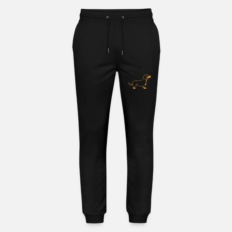 Dackel - Stanley/Stella Unisex Bio Jogginghose Mover  - Schwarz