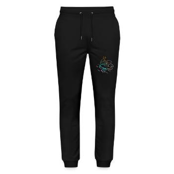 Foil Foiling Wing Sling Surf - Stanley/Stella Mover Unisex Organic Jogging Trousers - black - Front - Marisol (170cm) & Nik (191cm)