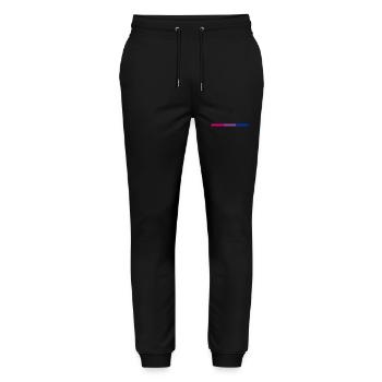 Bisex Pride Swag (subtile) - Stanley/Stella Unisex Bio Jogginghose Mover  - Schwarz - Vorne - Marisol (170cm) & Nik (191cm)