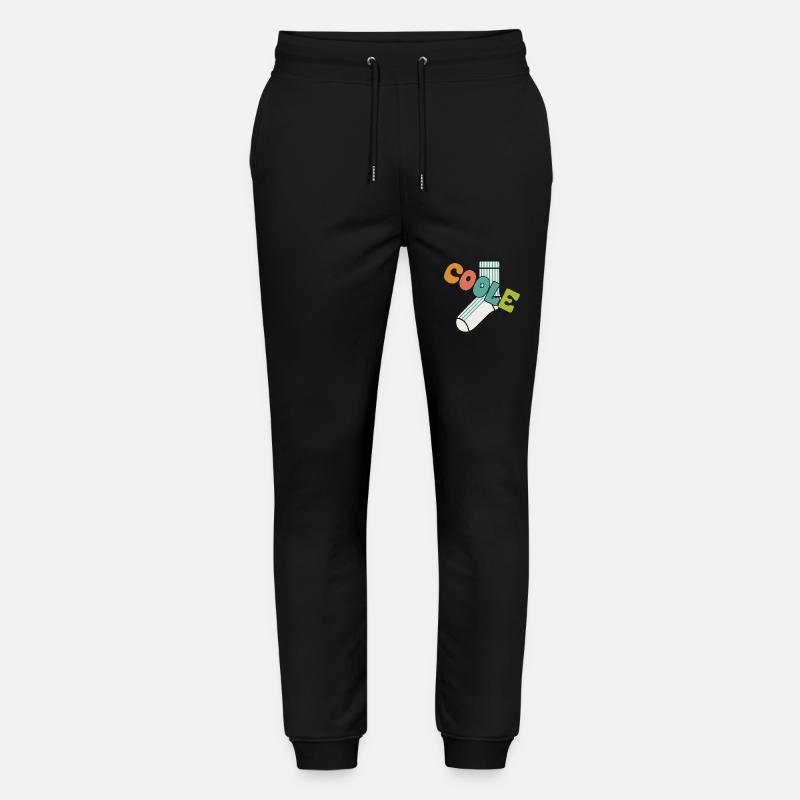 Chaussette cool - design motivant amusant - Pantalon de jogging bio MOVER Stanley/Stella unisexe - noir