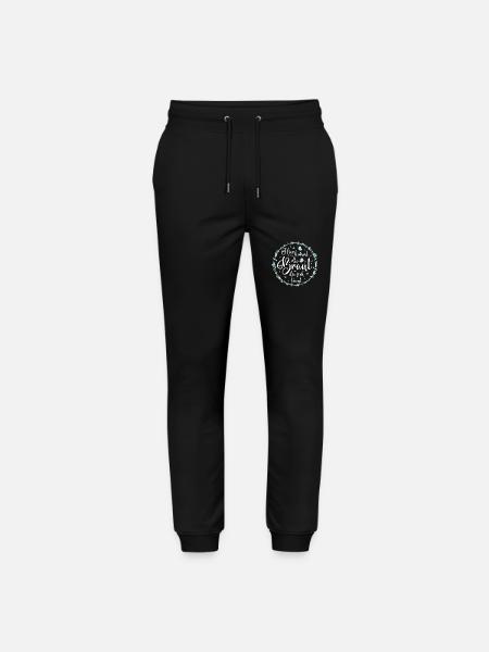 Blumenkranz Hier kommt die Braut die sich traut - Stanley/Stella Unisex Bio Jogginghose Mover  - Schwarz