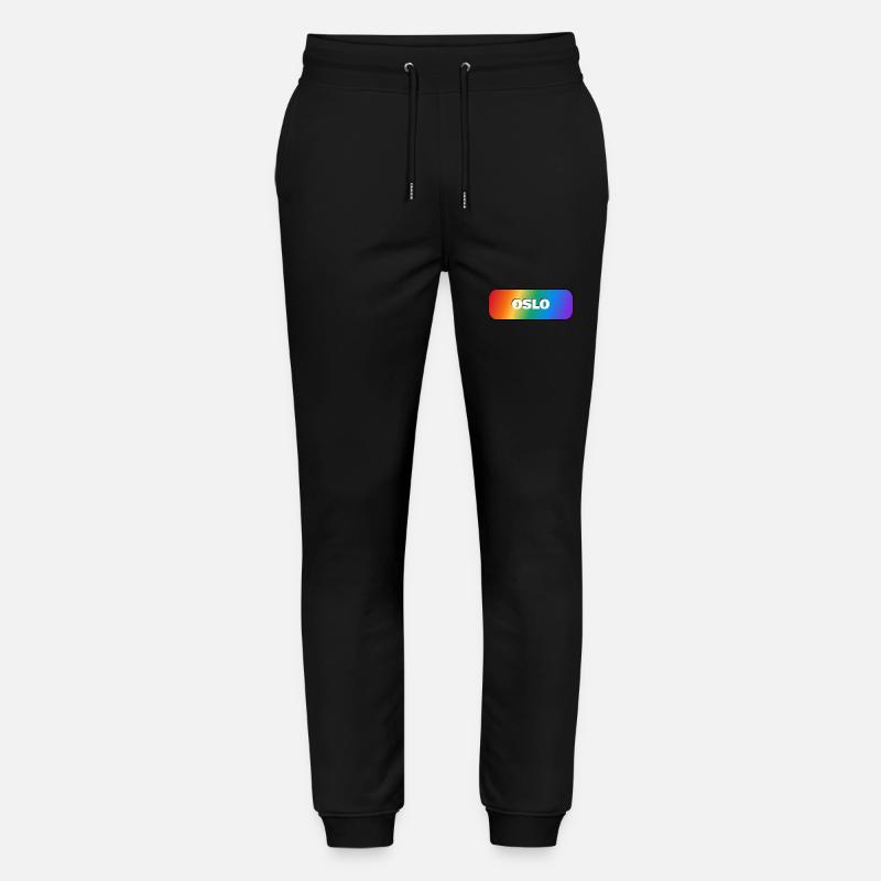 GAY PRIDE D’OSLO - Pantalon de jogging bio MOVER Stanley/Stella unisexe - noir