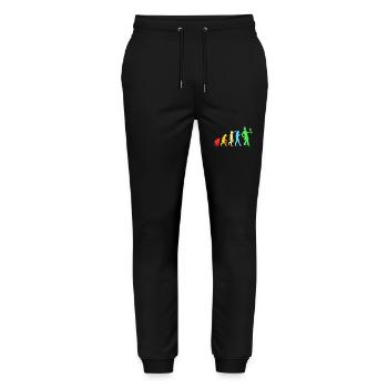 Wizard Magic Magician Evolution - Pantalon de jogging bio MOVER Stanley/Stella unisexe - noir - Devant - Marisol (170cm) & Nik (191cm)