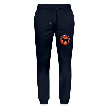 Chien des Pyrénées - Pantalon de jogging bio MOVER Stanley/Stella unisexe - marine - Devant - Marisol (170cm) & Nik (191cm)