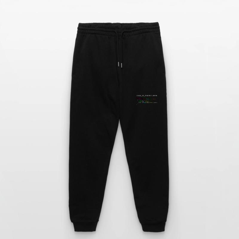 Code is poetry.java Stanley/Stella Mover Unisex Organic Jogging Trousers