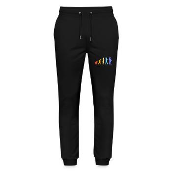 Saxophone Saxophonist - Stanley/Stella Mover Unisex Organic Jogging Trousers - black - Front - Marisol (170cm) & Nik (191cm)