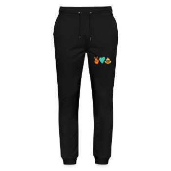 Ducks - Stanley/Stella Mover Unisex Organic Jogging Trousers - black - Front - Marisol (170cm) & Nik (191cm)