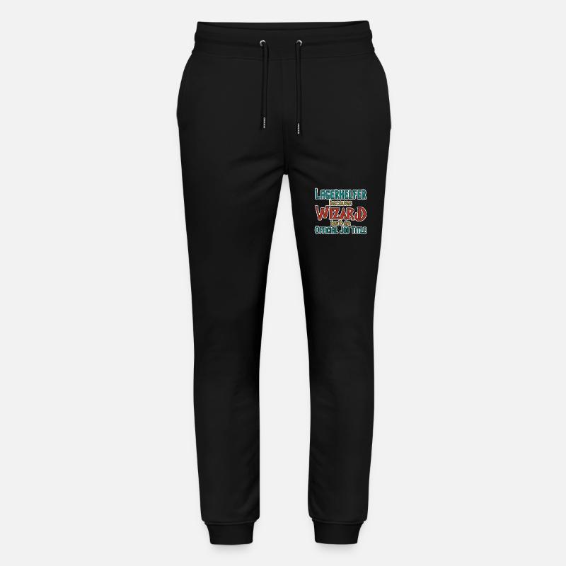 Assistant d’aide à l’entrepôt - Pantalon de jogging bio MOVER Stanley/Stella unisexe - noir