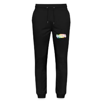 Barcelone - Pantalon de jogging bio MOVER Stanley/Stella unisexe - noir - Devant - Marisol (170cm) & Nik (191cm)