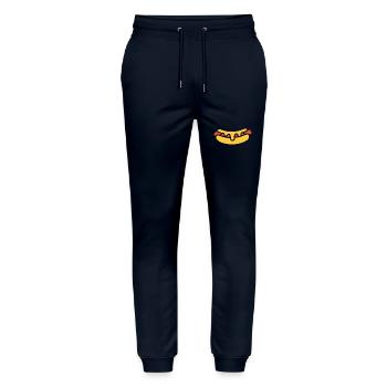 Hot-dog - Pantalon de jogging bio MOVER Stanley/Stella unisexe - marine - Devant - Marisol (170cm) & Nik (191cm)